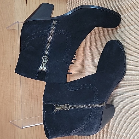 Sam Edelman Louie Suede Fringe Boots sz6 - Picture 5 of 8